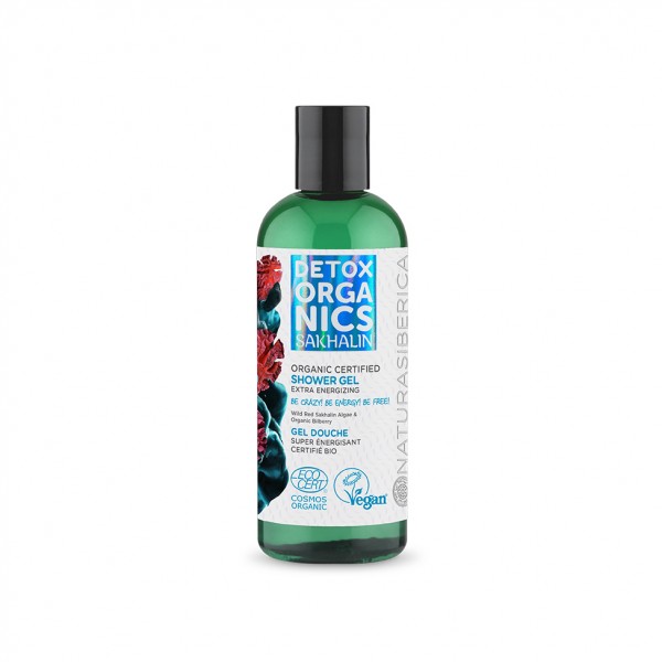 Natura siberica detox organics sakhalin extra energizante gel de baño be crazy 260ml