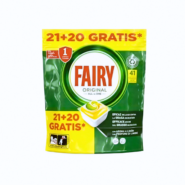 Fairy lavavajillas todo en 1 original 21+20 Taps