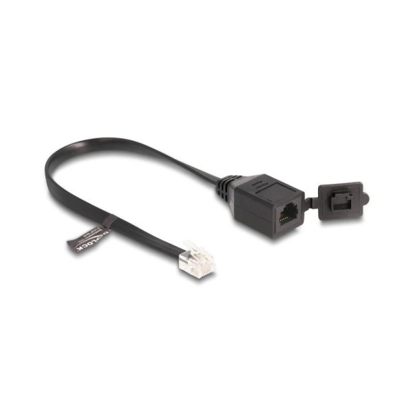 Delock cable rj11 macho a rj11 hembra con tapa